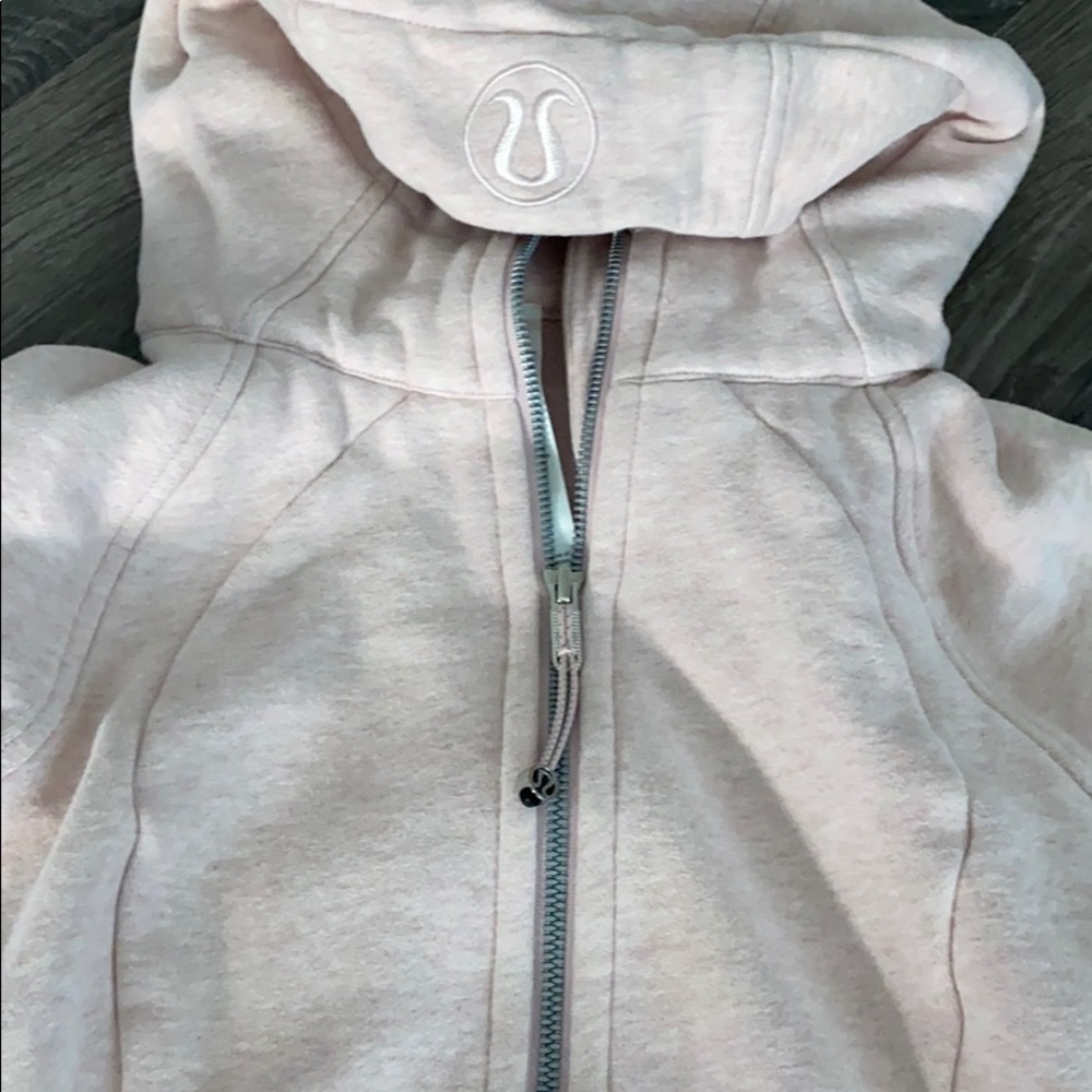 Baby pink scubba hoodie